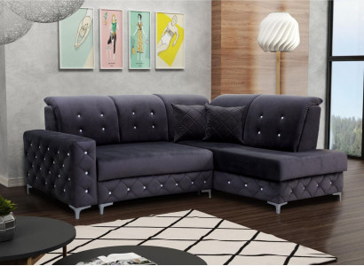 Corner Landscape Upholstery Design Living L-shape Corner Sofa Textile Couch Corner Sofa